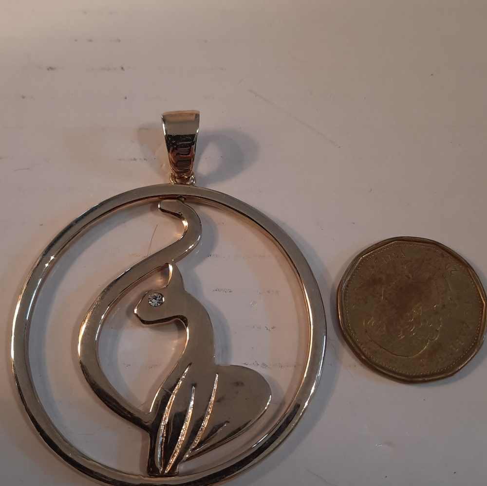 Elegant Gold Tone  Baby PhatCat Pendant - Picture 6 of 7